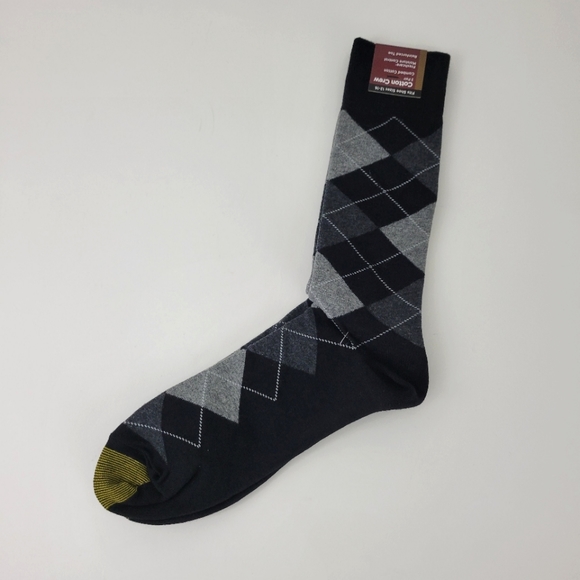 COTTON CREW Combed Cotton Moisture Control Reinforce Toe 1 Pair Socks - Picture 2 of 3